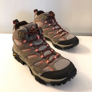 merrel moab hiking boots women’s size 8